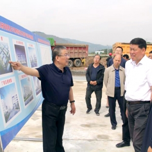 市長王軍來公司新廠區(qū)建設(shè)現(xiàn)場調(diào)研